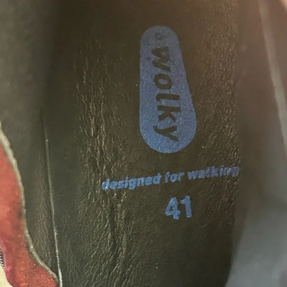 WOLKY ‘Idalia’ Oxblood Leather Booties - Picture 13 of 15